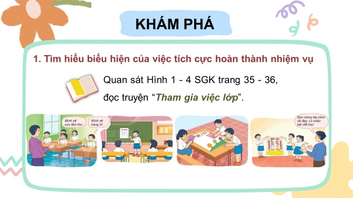 Bài giảng điện tử đạo đức 3 kết nối tri thức bài  6:  Tích cực hoàn thành nhiệm vụ