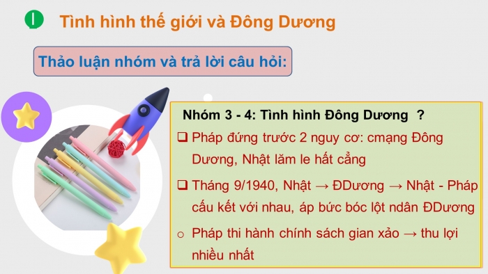 Giáo án điện tử lịch sử 9 bài 21: Việt Nam trong những năm 1939-1945