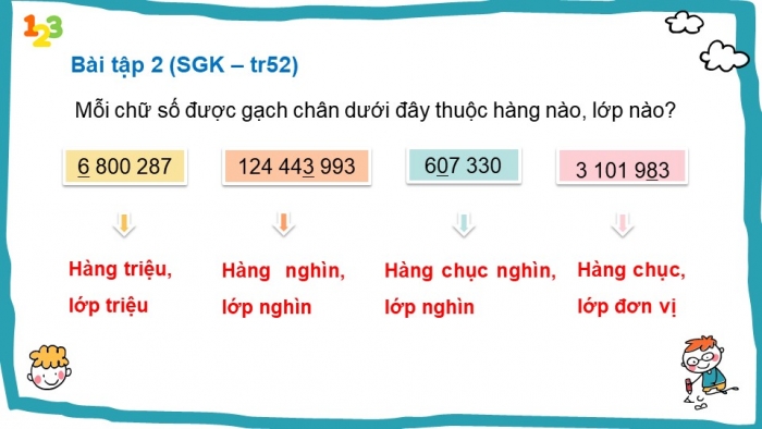 Giáo án điện tử Toán 4 kết nối Bài 16: Luyện tập chung