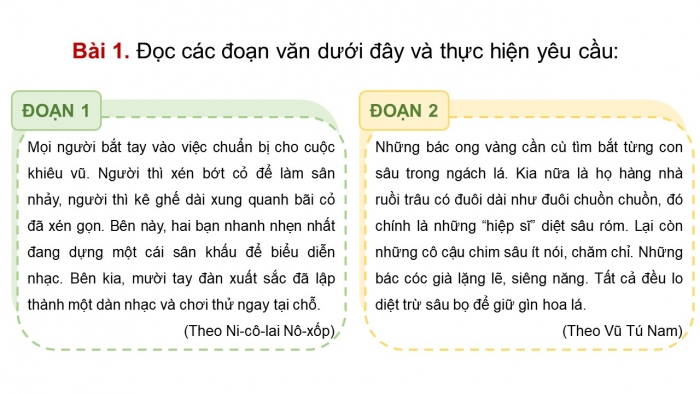 Giáo án điện tử Tiếng Việt 4 kết nối Bài 1 Viết: Tìm hiểu đoạn văn và câu chủ đề