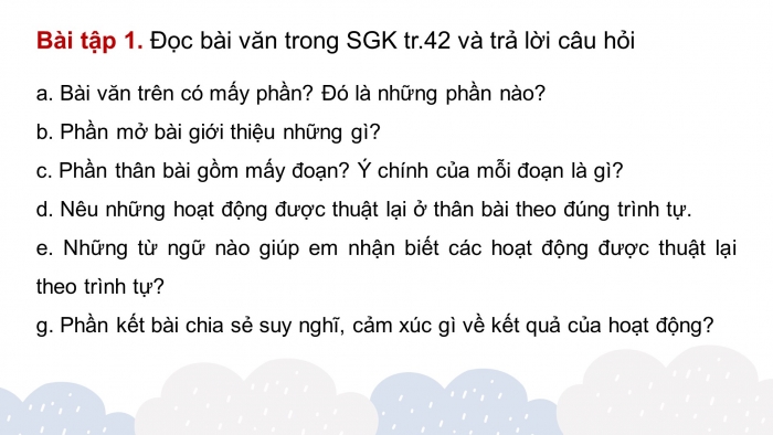 Giáo án điện tử Tiếng Việt 4 kết nối Bài 9 Viết: Tìm hiểu cách viết bài văn thuật lại một sự việc