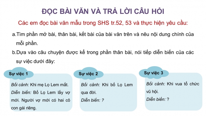 Giáo án điện tử Tiếng Việt 4 kết nối Bài 12 Viết: Tìm hiểu cách viết bài văn kể lại một câu chuyện