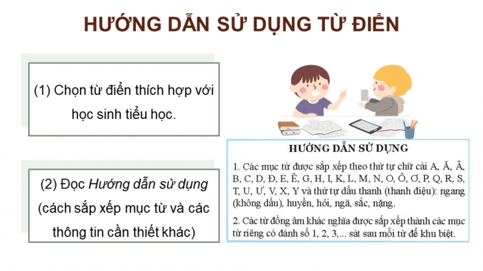 Giáo án điện tử Tiếng Việt 4 kết nối Bài 15 Luyện từ và câu: Cách dùng và công dụng của từ điển