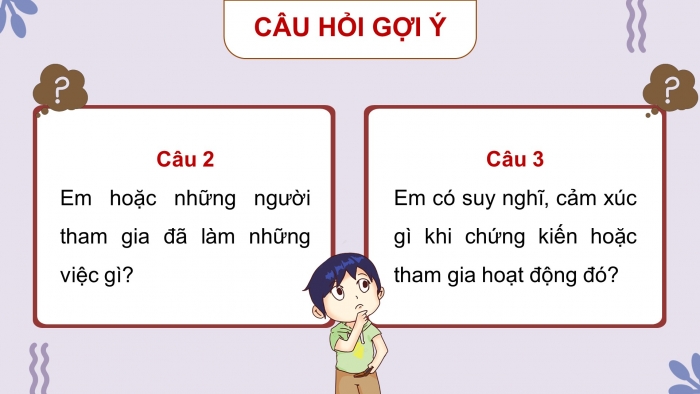 Giáo án điện tử Tiếng Việt 4 chân trời CĐ 1 Bài 6 Nói và nghe: Kể về một hoạt động đền ơn đáp nghĩa hoặc một hoạt động thiện nguyện; Viết: Trả bài văn kể chuyện