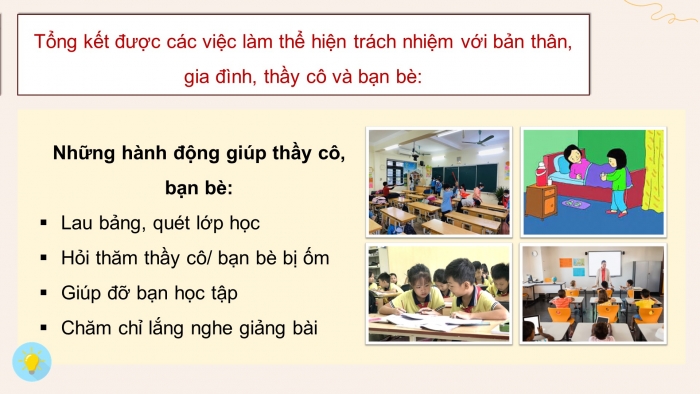 Giáo án điện tử HĐTN 8 cánh diều Chủ đề 3 - HĐGDTCĐ: Trách nhiệm với bản thân và mọi người xung quanh