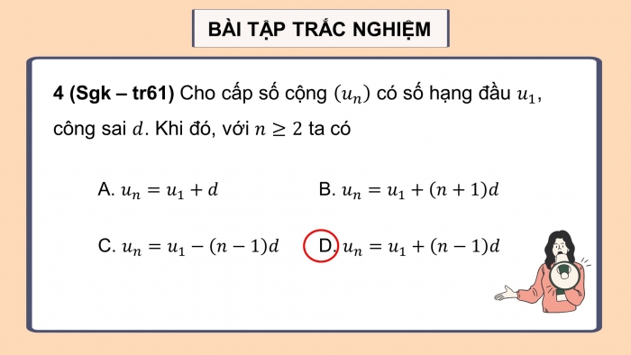 Giáo án điện tử Toán 11 chân trời: Bài tập cuối chương 2