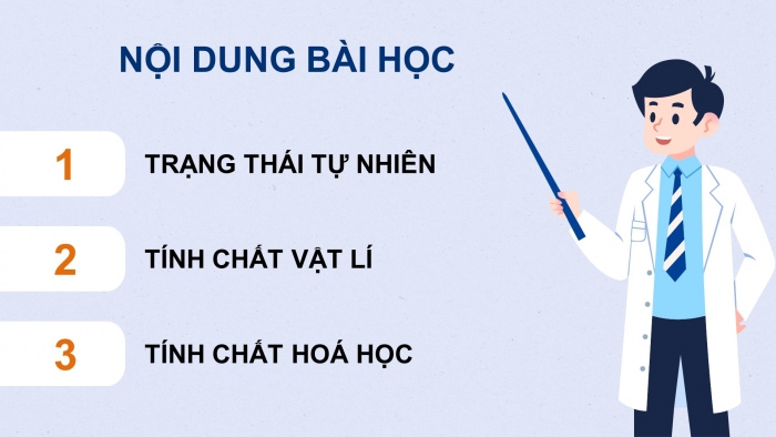 Giáo án điện tử Hoá học 11 chân trời Bài 3: Đơn chất nitrogen