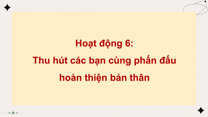 Giáo án điện tử HĐTN 11 chân trời (bản 2) Chủ đề 1: Tự tin là chính mình (P3)