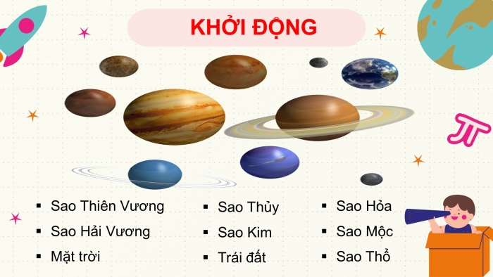 Giáo án điện tử bài 28: Trái đất trong hệ mặt trời