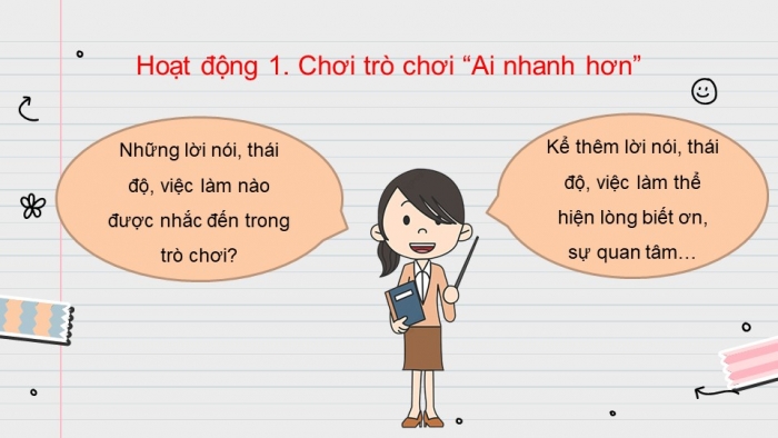 Giáo án điện tử chủ đề 7 tuần 24: Yêu thương gia đình, quý trọng phụ nữ