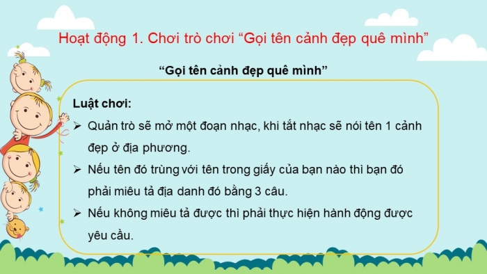 Giáo án điện tử chủ đề 8 tuần 28: Cuộc sống xanh