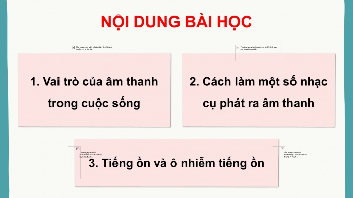 Giáo án điện tử Khoa học 4 kết nối Bài 11: Âm thanh trong cuộc sống