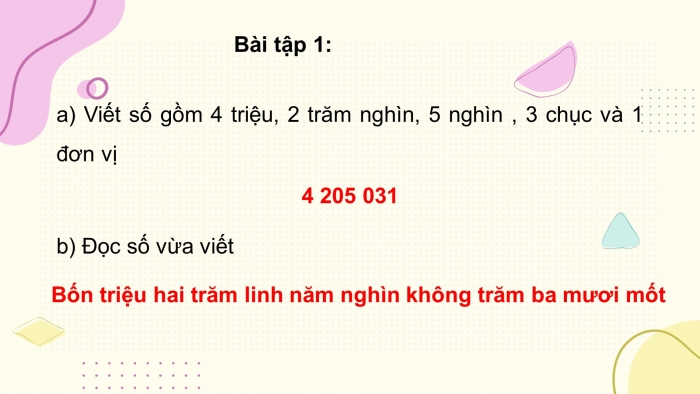 Giáo án điện tử Toán 4 chân trời Bài 37: Em làm được những gì?