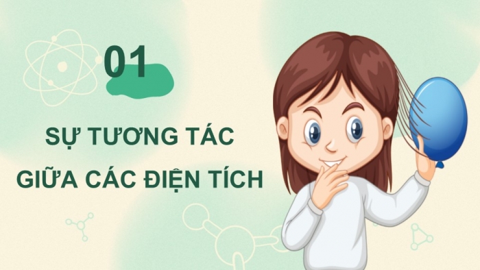 Giáo án điện tử Vật lí 11 chân trời Bài 11: Định luật Coulomb về tương tác tĩnh điện