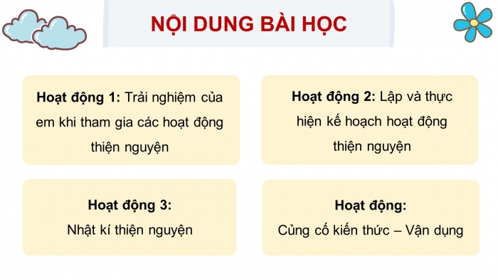 Giáo án điện tử HĐTN 8 cánh diều Chủ đề 5 - HĐGDTCĐ: Hành trình nhân ái