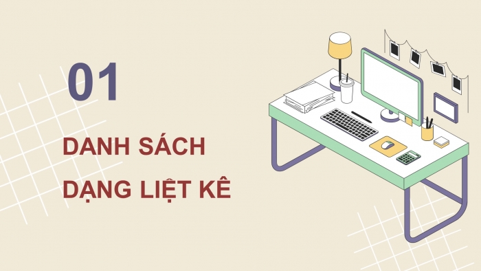 Giáo án điện tử Tin học 8 kết nối Bài 8a: Làm việc với danh sách dạng liệt kê và hình ảnh trong văn bản