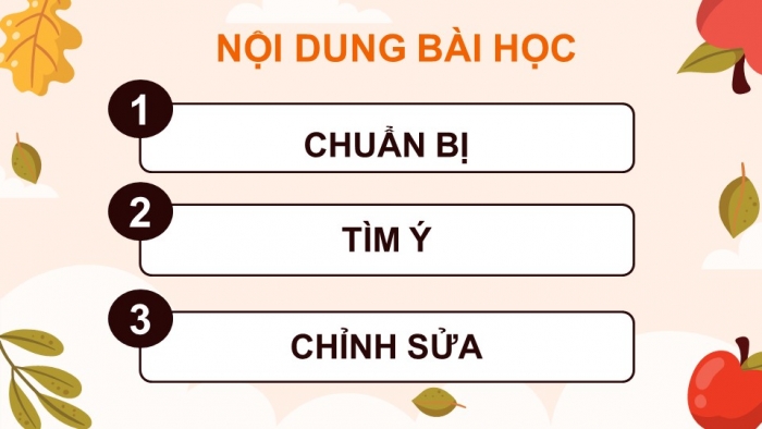 Giáo án điện tử Tiếng Việt 4 kết nối Bài 18 Viết tìm ý cho đoạn văn tưởng tượng