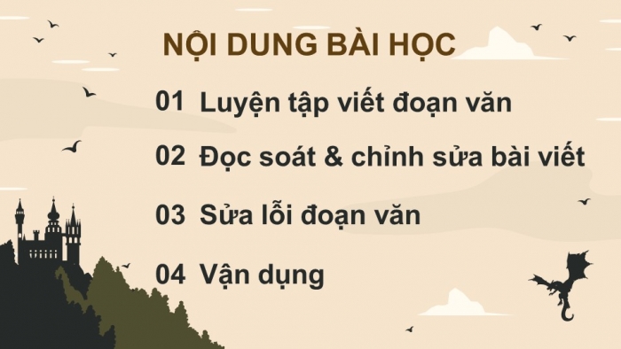 Giáo án điện tử Tiếng Việt 4 kết nối Bài 19 Viết  Đoạn văn tưởng tượng