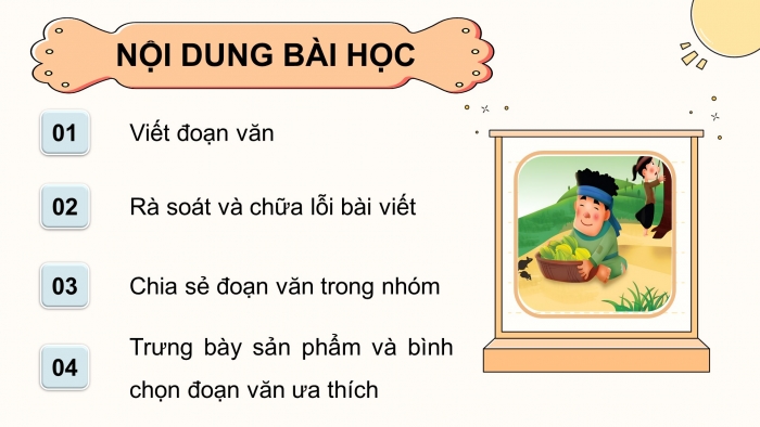 Giáo án điện tử Tiếng Việt 4 chân trời CĐ 4 Bài 8 Viết: Luyện tập viết đoạn văn nêu lí do thích một câu chuyện