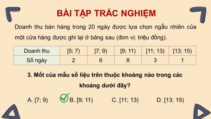 Giáo án điện tử Toán 11 chân trời Chương 5 Bài tập cuối chương 5