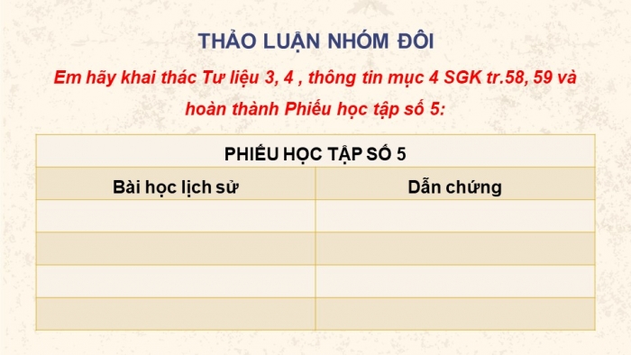 Giáo án điện tử Lịch sử 11 kết nối Bài 8: Một số cuộc khởi nghĩa và chiến tranh giải phóng trong lịch sử Việt Nam (từ TK III TCN đến cuối TK XIX) (Phần 4)