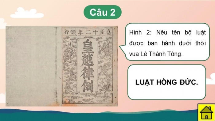 Giáo án điện tử Lịch sử 11 kết nối Bài 10: Cuộc cải cách của Lê Thánh Tông (Thế kỉ XV) (Phần 1)