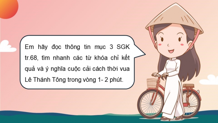 Giáo án điện tử Lịch sử 11 kết nối Bài 10: Cuộc cải cách của Lê Thánh Tông (Thế kỉ XV) (Phần 2)