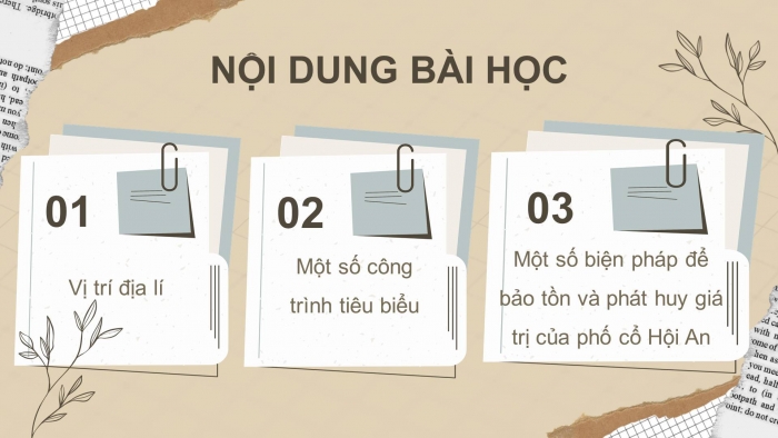 Giáo án điện tử Lịch sử và Địa lí 4 chân trời Bài 18: Phố cổ Hội An