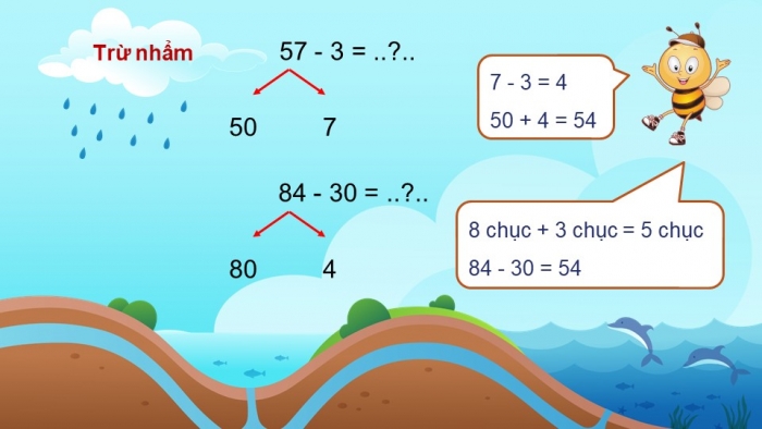 Giáo án điện tử bài 3: Cộng nhẩm, trừ nhẩm