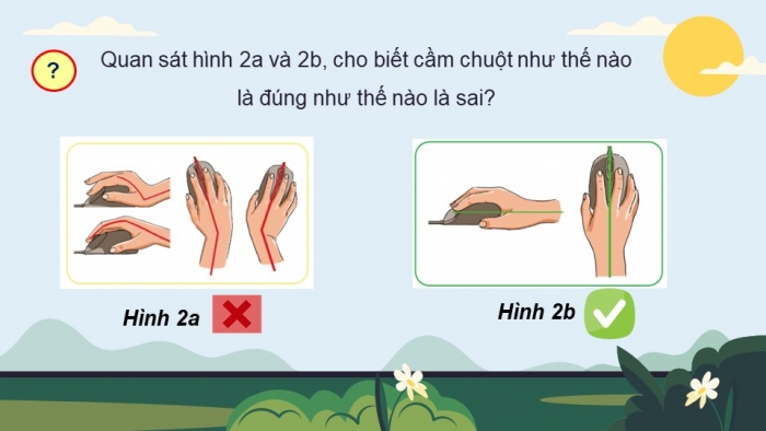 Giáo án điện tử bài 3: Em tập sử dụng chuột