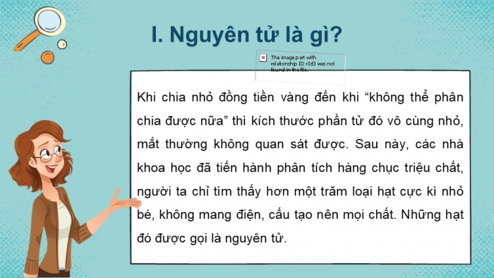 Giáo án điện tử KHTN 7 cánh diều – Phần hóa học bài 1: Nguyên tử