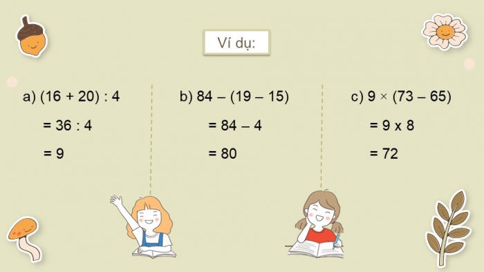 Giáo án điện tử toán 3 cánh diều bài: Tính giá trị của biểu thức số (tiếp theo)