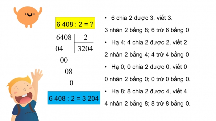 Giáo án điện tử toán 3 kết nối bài 57: Chia số có bốn chữ số cho số có một chữ số