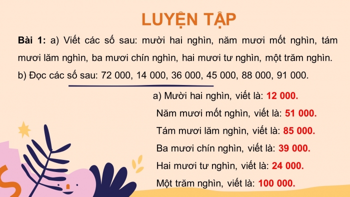 Giáo án điện tử toán 3 cánh diều bài: Các số trong phạm vi 100000 (tiếp theo)