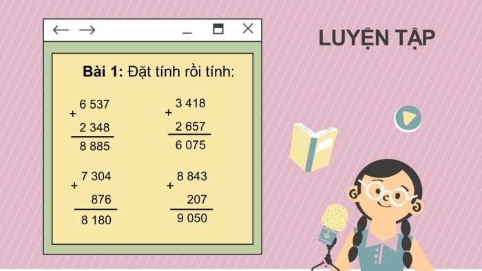 Giáo án điện tử toán 3 cánh diều bài: Phép cộng trong phạm vi 100 000 (2 tiết)