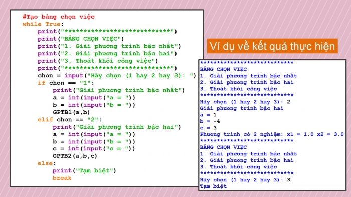 Giáo án điện tử tin học 10 cánh diều bài 11: Thực hành lập trình với hàm và thư viện