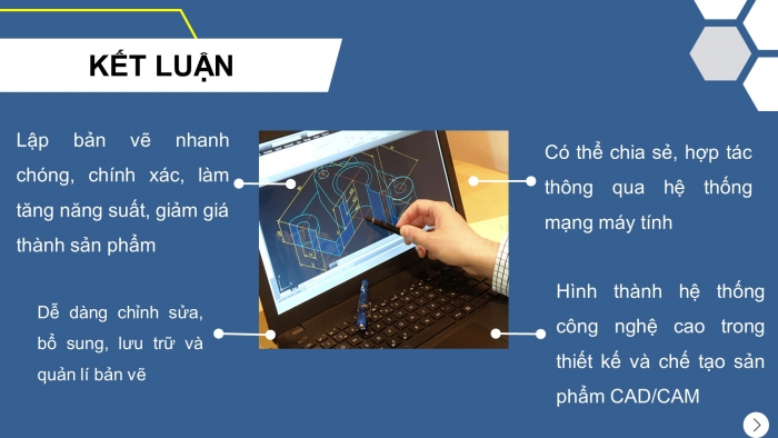 Giáo án điện tử công nghệ thiết kế 10 cánh diều bài 17: Vẽ kĩ thuật với sự hỗ trợ của máy tính