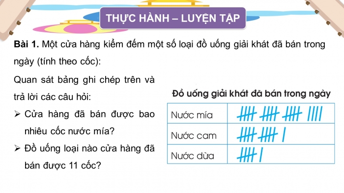 Giáo án điện tử toán 3 cánh diều bài 21: Ôn tập về một số yếu tố thống kê và xác suất