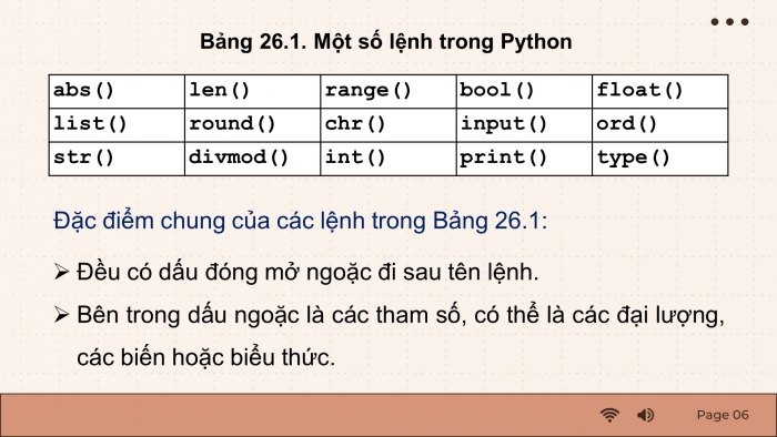 Giáo án điện tử tin học 10 kết nối bài 26: Hàm trong python (2 tiết)