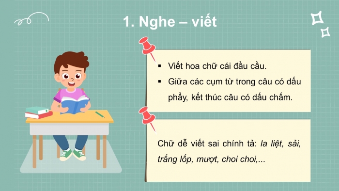 Giáo án điện tử tiếng việt 3 kết nối tri thức bài 19: Sông hương - tiết 3: viết