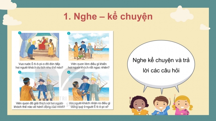 Giáo án điện tử tiếng việt 3 kết nối tri thức bài 25: Ngọn lửa ô-lim-pích- Tiết 2. Nói và nghe