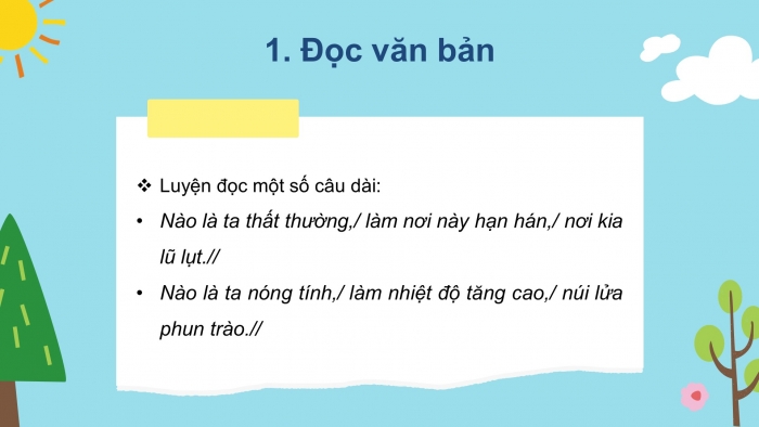 Giáo án điện tử tiếng việt 3 kết nối tri thức bài 27: Thư của ông trái đất gửi các bạn nhỏ - Tiết 1. Đọc