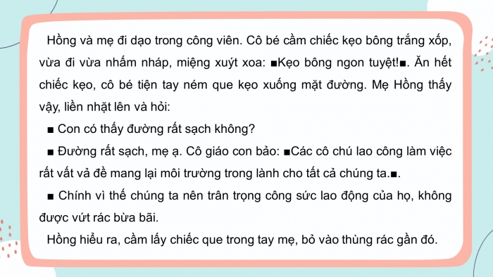 Giáo án điện tử tiếng việt 3 kết nối tri thức bài 28: Những điều nhỏ tớ làm cho trái đất- Tiết 3: Luyện từ và câu