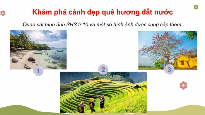 Giáo án điện tử mĩ thuật 4 chân trời bản 1 CĐ 1 Bài 2: Phong cảnh quê em