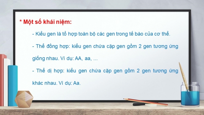 Giáo án điện tử sinh học 9 bài 3: Lai một cặp tính trạng (tiếp theo)