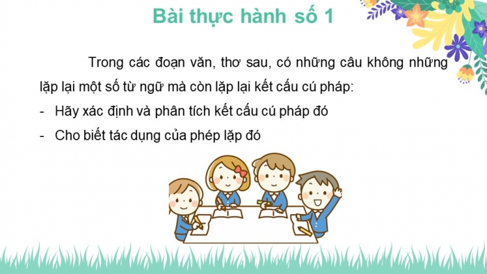 Giáo án điện tử Ngữ văn 12 bài: Thực hành một số phép tu từ cú pháp