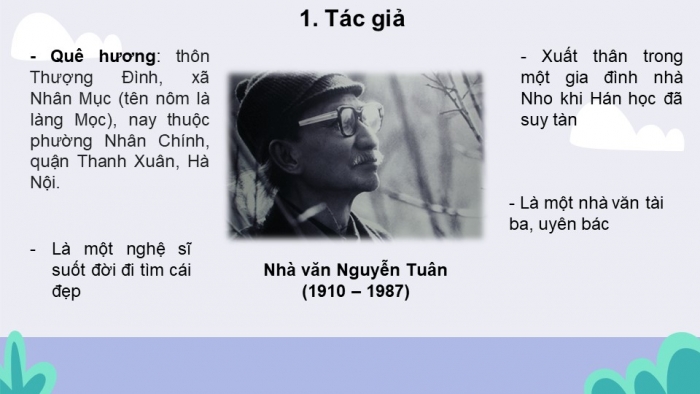 Giáo án điện tử Ngữ văn 12 bài: Người lái đò Sông Đà (trích)