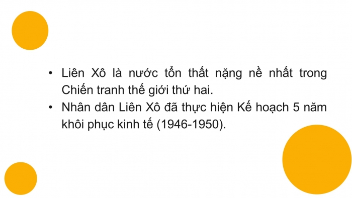 Giáo án điện tử Lịch sử 12 bài 2: Liên Xô và các nước Đông Âu (1945 - 1991). Liên bang Nga (1991 - 2000)