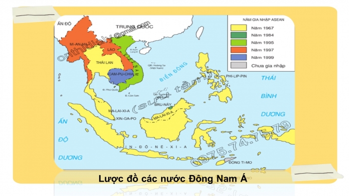 Giáo án điện tử lịch sử 9 bài 5: Các nước Đông Nam Á