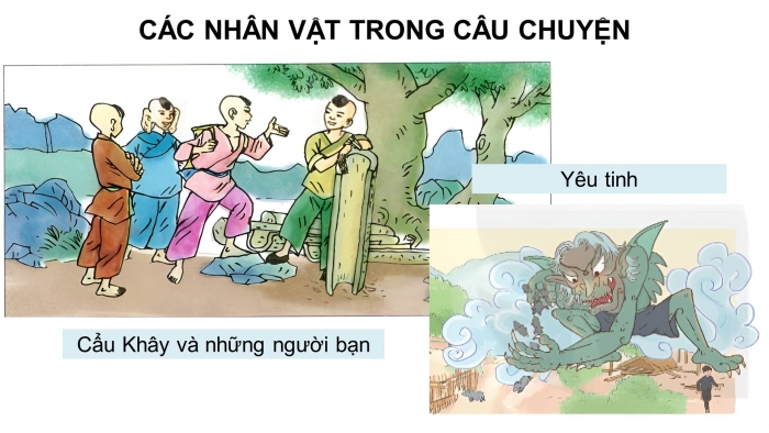 Giáo án điện tử Tiếng Việt 4 kết nối Bài 6 Nói và nghe: Kể chuyện Bốn anh tài